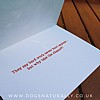 Basset Hound Avanti Greeting Card - Inside